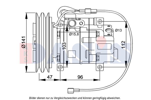 AKS DASIS Kompressor,kliimaseade 852777N